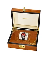 SE0069T Swan & Edgar Hand Assembled Tourbillon Shepherds Sunset Red