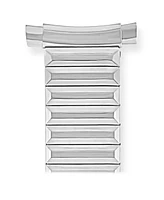 Speidel Men's Twist-o-Flex 16-22MM Adjustable End Bands Silver- Regular, Curved End