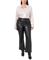 Vince Camuto Plus Metallic Shirt