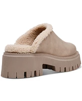 Dv Dolce Vita Women's Gracelyn Cozy Lug Sole Platform Clog Mules