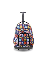 J World Boys Lollipop 16" Rolling Backpack with Insulated Lunch Bag