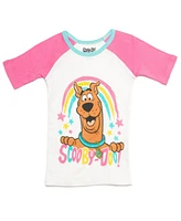 Scooby-Doo Girls Scooby Doo Pullover Pajama Shirt and Shorts Sleep Set to