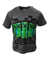 Minecraft Little Boys Creeper Enderman Skeleton 3 Pack Graphic T-Shirts to
