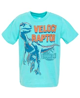 Jurassic Park Boys World Dinosaur T-Rex 4 Pack T-Shirts