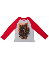 Jurassic Park Toddler Boys 2 Pack Long Sleeve T-Shirts to