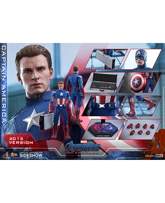 Sideshow Hot Toys Avengers Endgame Captain America 2012 Version 1:6 Scale Action Figure