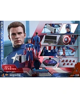 Sideshow Hot Toys Avengers Endgame Captain America 2012 Version 1:6 Scale Action Figure