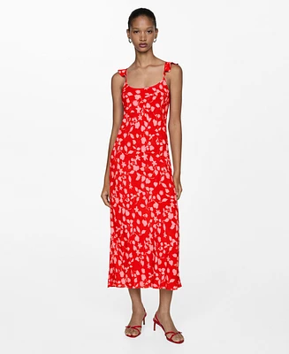 Mango Women's Printed Long Dress