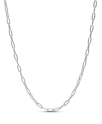 Pandora Sterling Silver Elongated Link Chain Necklace