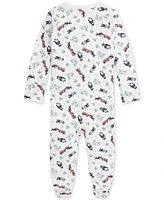 Polo Ralph Lauren Baby Cotton Bear Footed Coverall