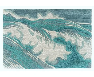 Liora Manne' Capri Wave 1'8"x2'6" Area Rug