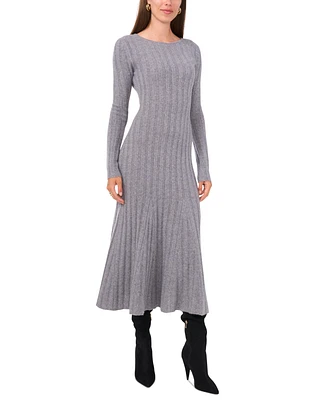 Vince Camuto Women's Crewneck Midi Sweater Dress