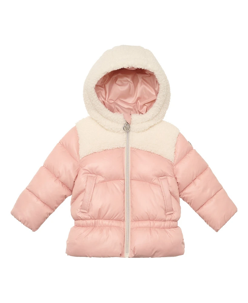 Michael Kors Infant Girl Heavy Weight Peplum Puffer