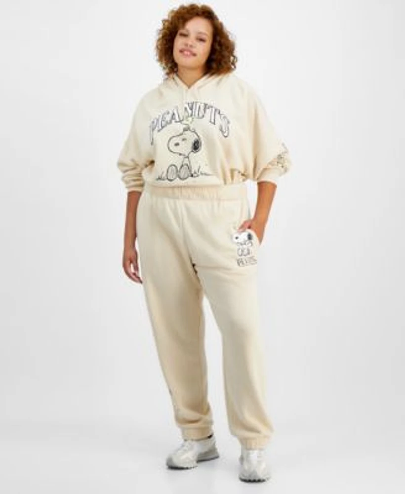 Grayson Threads The Label Trendy Plus Size Peanuts Sweatshirt Sweatpants