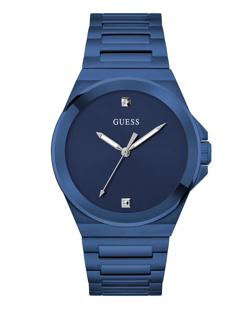 Guess Men's Analog Stainless Steel Watch 44mm