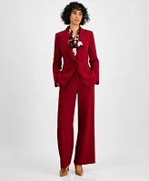 Tahari Asl Women's Single-Button Peak-Lapel Blazer