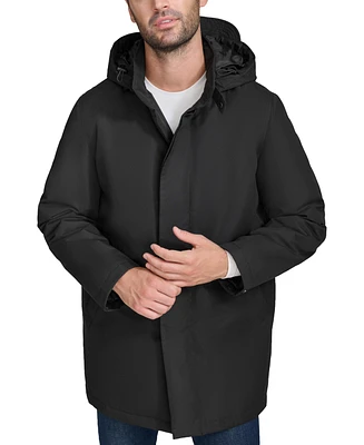 Cole Haan Men's Rain Coat with Removable Hood