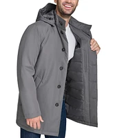 Cole Haan Men's Rain Coat with Removable Hood