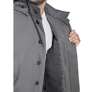Cole Haan Men's Rain Coat with Removable Hood