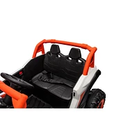 Streamdale Furniture Ride-On Car with Wireless Bluetooth, 2 Driving Modes, Swing Function, Led Lights, Remote Control