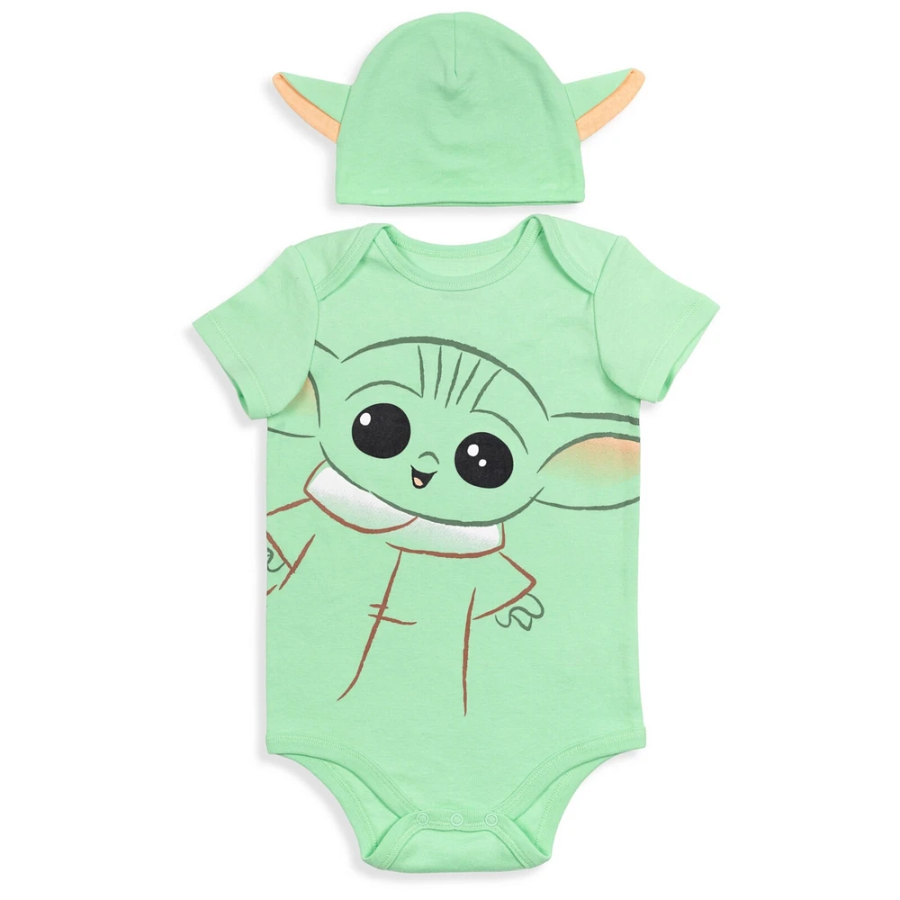 Starwars Baby Boys Star Wars Costume Bodysuit and Hat Set
