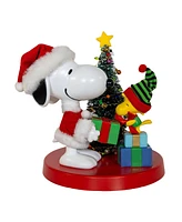 Kurt Adler Peanuts Snoopy and Woodstock Table Piece, 8 Inches