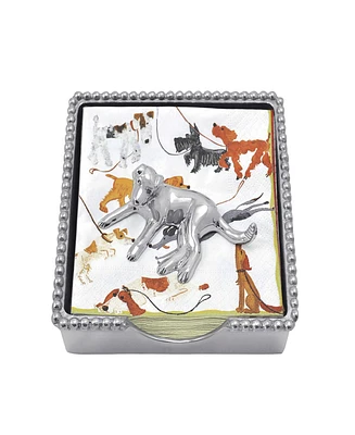 Mariposa Labrador Beaded Napkin Box Set