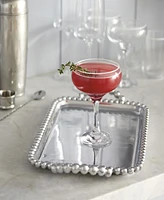 Mariposa Pearled Medium Service Tray