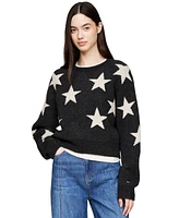 Tommy Jeans Women's Star Crewneck Pullover Sweater