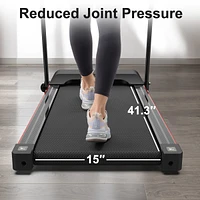 Simplie Fun Folding Treadmill with Incline, Bluetooth, Heart Rate