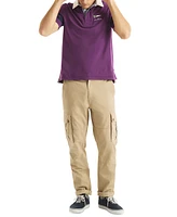 Nautica Men's Short Sleeve Striped-Trim Rugby Polo Shirt