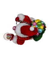 Kurt Adler Musical Santa and Sleigh Table Piece, 10.5 Inches