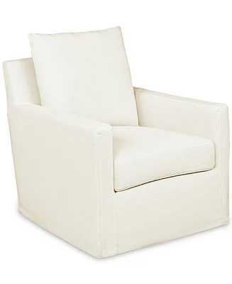 Brenalee 30" Performance Fabric Slipcover Swivel Glider