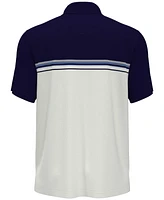 Pga Tour Men's Classic-Fit Colorblocked Stripe Polo Shirt