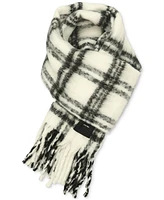 Calvin Klein Men's Plaid Yarn-Dyed Scarf