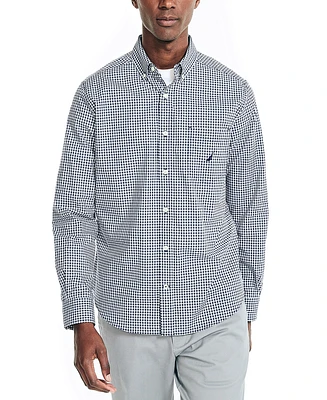 Nautica Men's Classic-Fit Gingham Plaid Button-Down Shirt