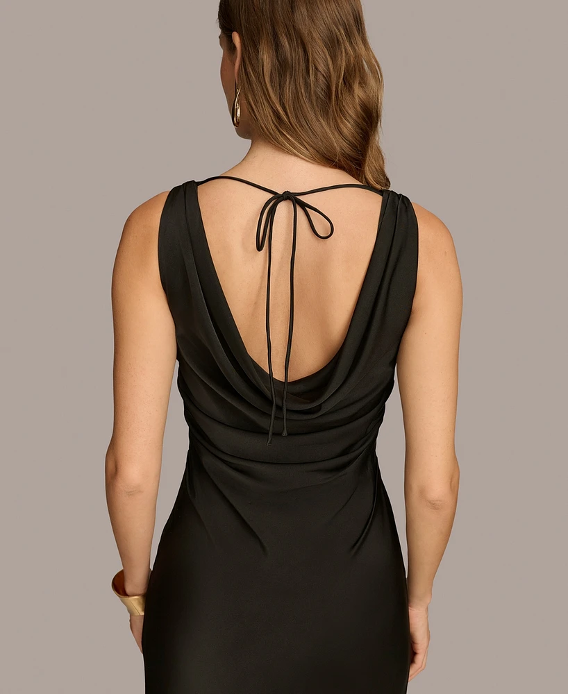 Donna Karan New York Women's Cowlneck Gown