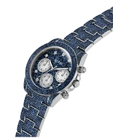 Guess Women's Multi-Function Blue Steel Watch 38mm