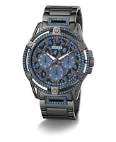 Guess Men's Multi-Function Gunmetal Steel Watch 48mm