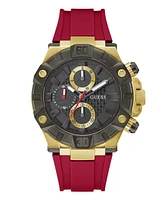 Guess Men's Multi-Function Silicone Watch 46mm