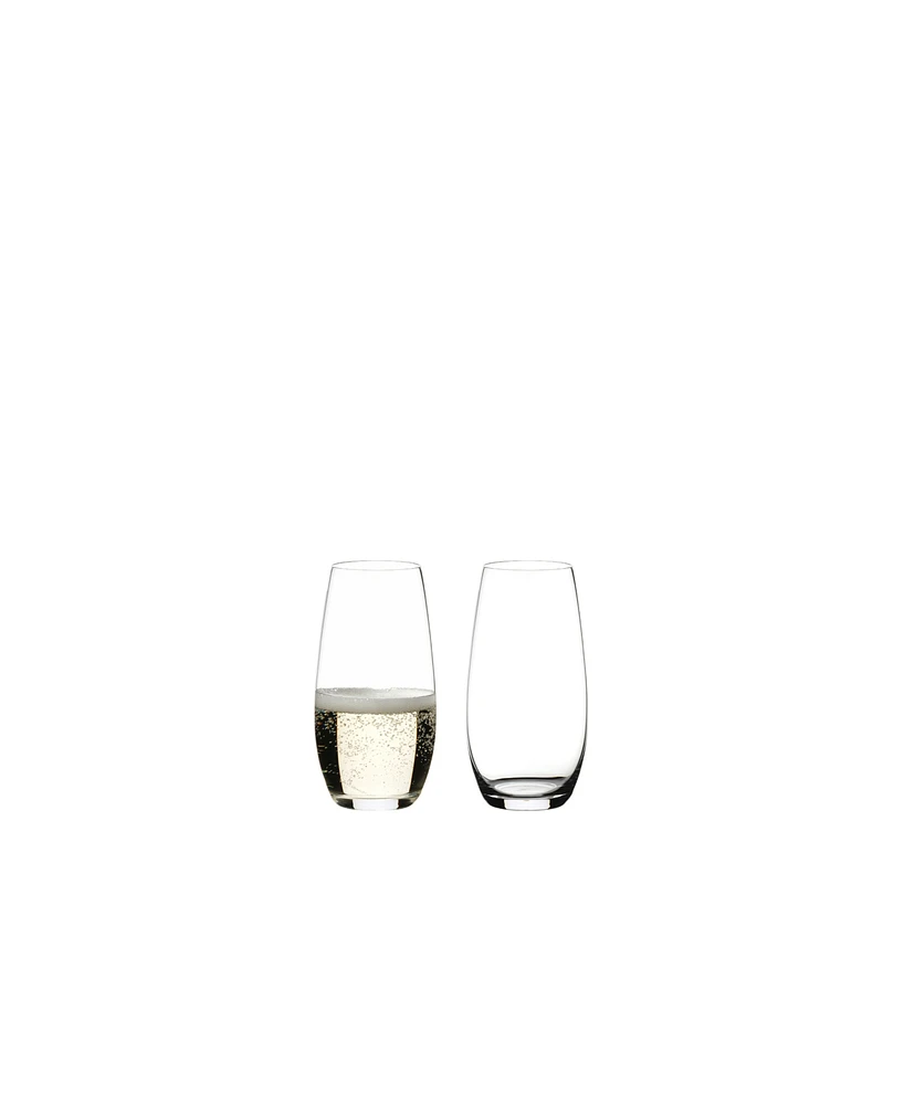 Riedel Set of 2 O Stemless Champagne Glasses