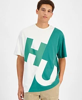 Hugo by Boss Men's Loose-Fit Colorblocked Logo Graphic T-Shirt