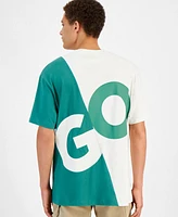 Hugo by Boss Men's Loose-Fit Colorblocked Logo Graphic T-Shirt