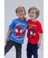 Marvel Toddler Boys Spidey and His Amazing Friends Birthday T-Shirt to (2T