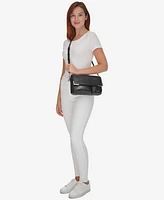 Calvin Klein Mica Flap Convertible Shoulder Bag