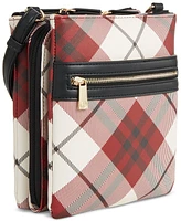 Giani Bernini Small Plaid Saffiano Dasher, Created for Macy's