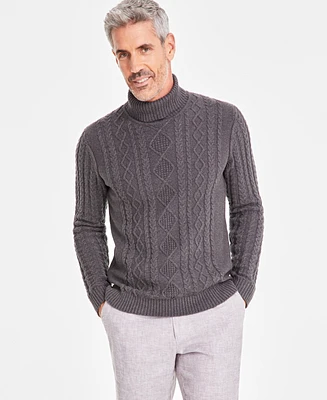 Club Room Men's Chunky Turtleneck Sweater
