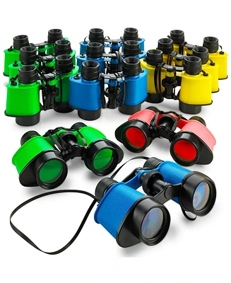 Kicko Binoculars with Neck String, Novelty Binoculars for Children, Outdoors