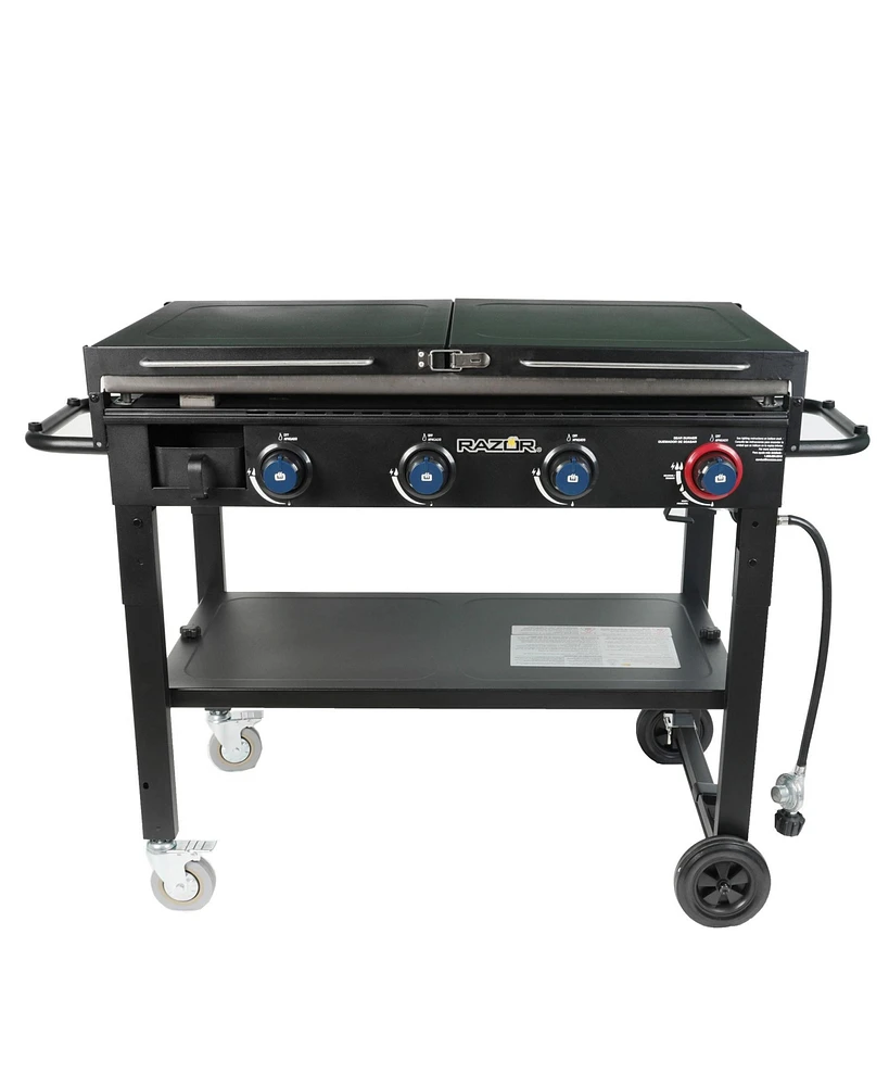 Razor Griddle GGC1643M 37 Inch Outdoor 4 Burner Lp Propane Gas Griddle Grill