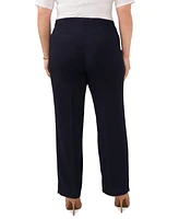 Vince Camuto Plus Moss Crepe Wide-Leg Pants